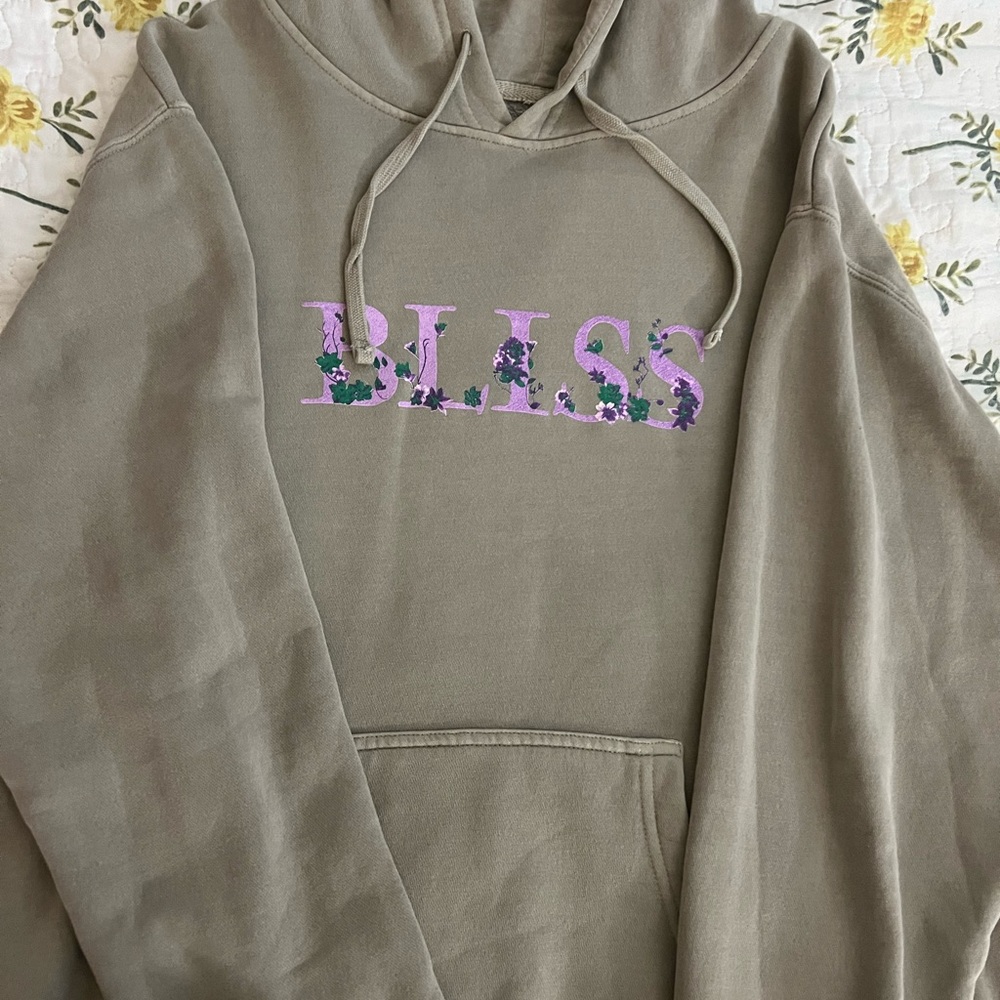 Tan 'BLISS' Hoodie